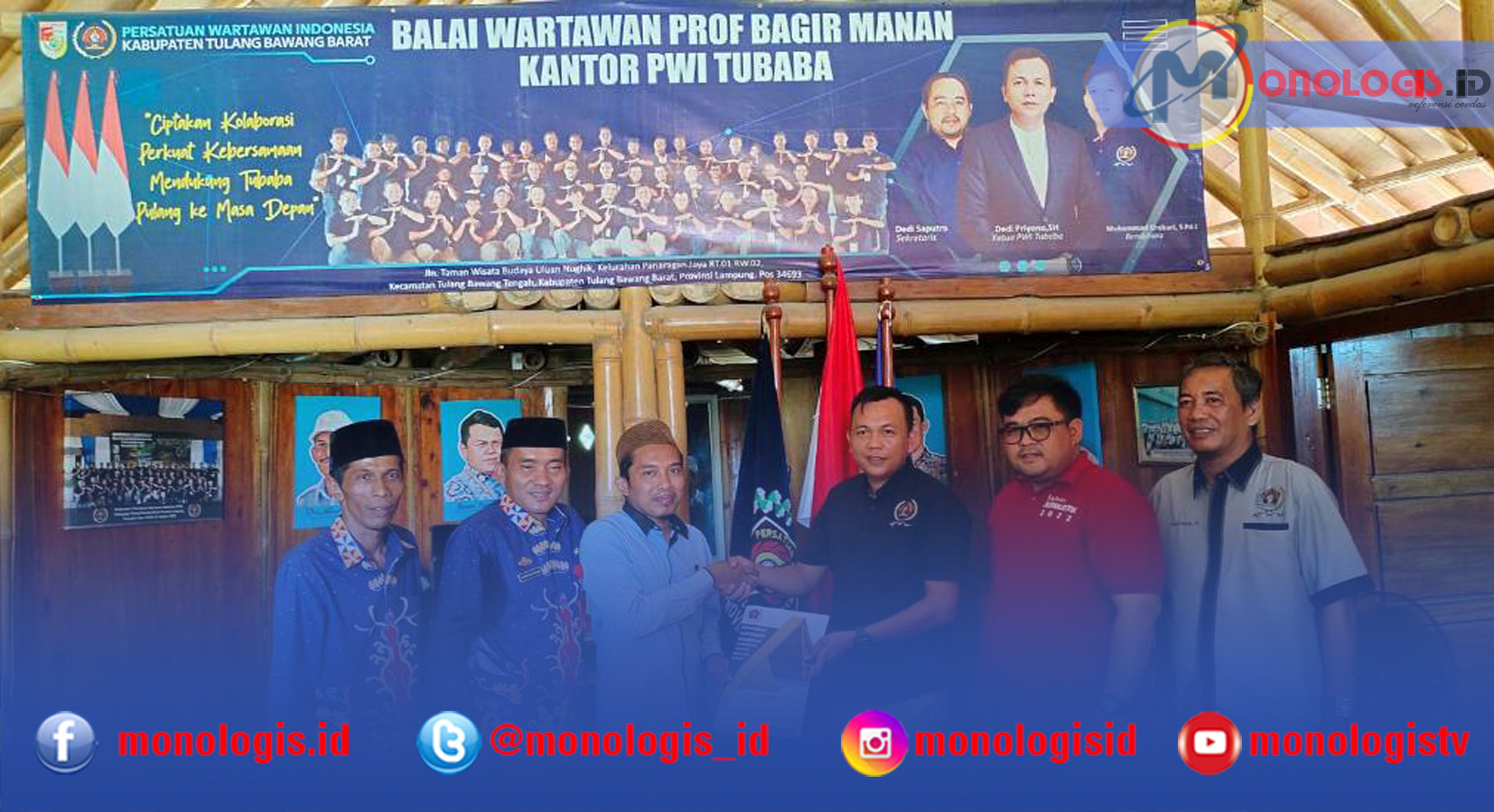 STES Tunas Palapa Sediakan Beasiswa S1 Bagi Anggota PWI Tulangbawang Barat