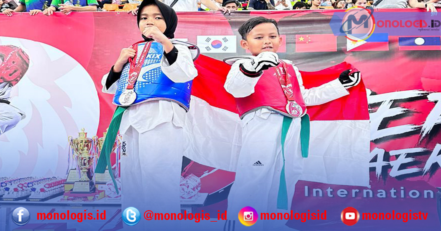 Dua Pelajar SD Asal Banten Ukir Prestasi di Kejuaraan Taekwondo Internasional