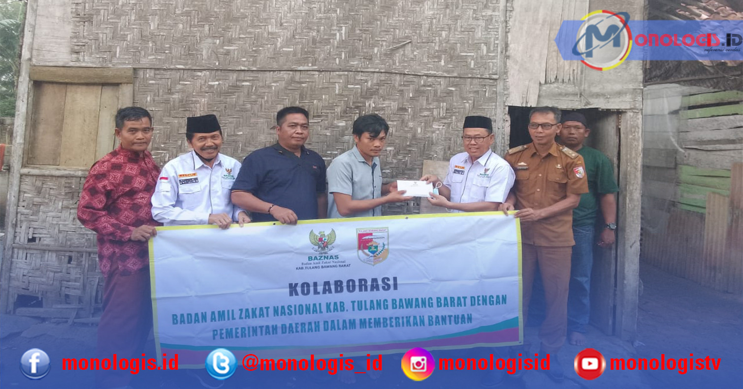 Mata Bocah Terkena Ketapel, Baznas Tulangbawang Barat Bantu Biaya Pengobatan
