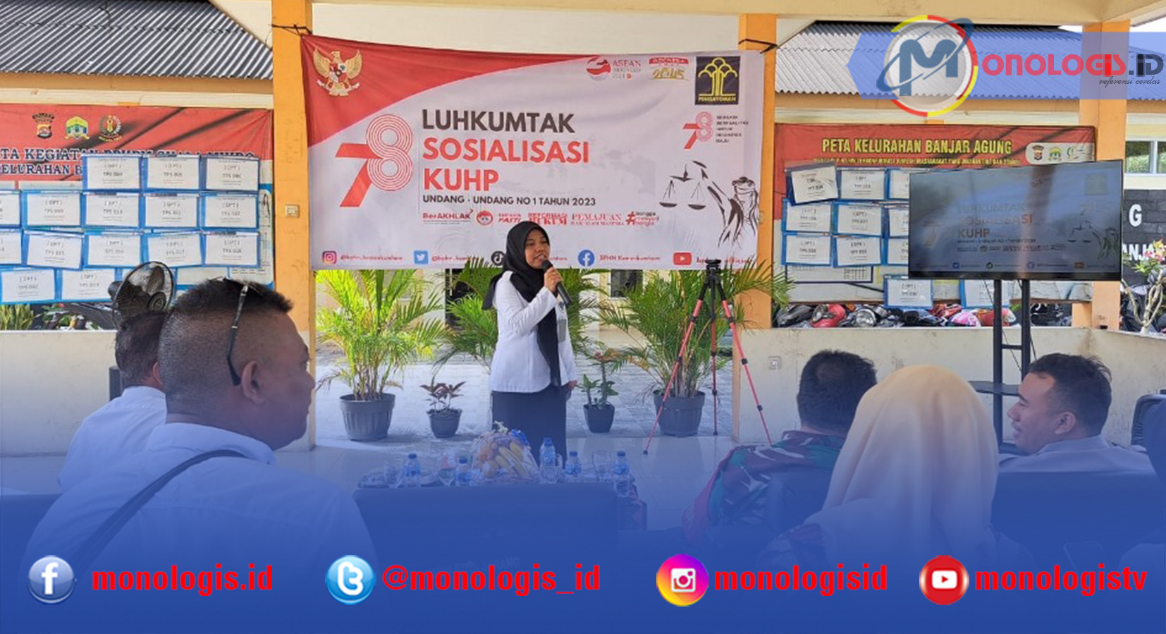 Kemenkumham Banten Adakan Penyuluhan Hukum Serentak dan Sosialisasi KUHP