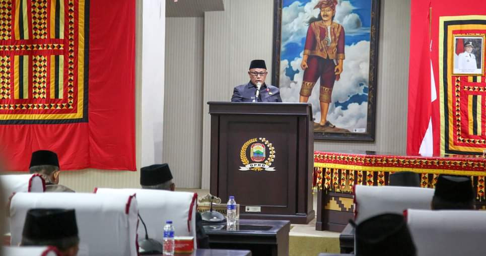 Bupati Lampung Selatan Sampaikan Rancangan KUA-PPAS Perubahan APBD 2023