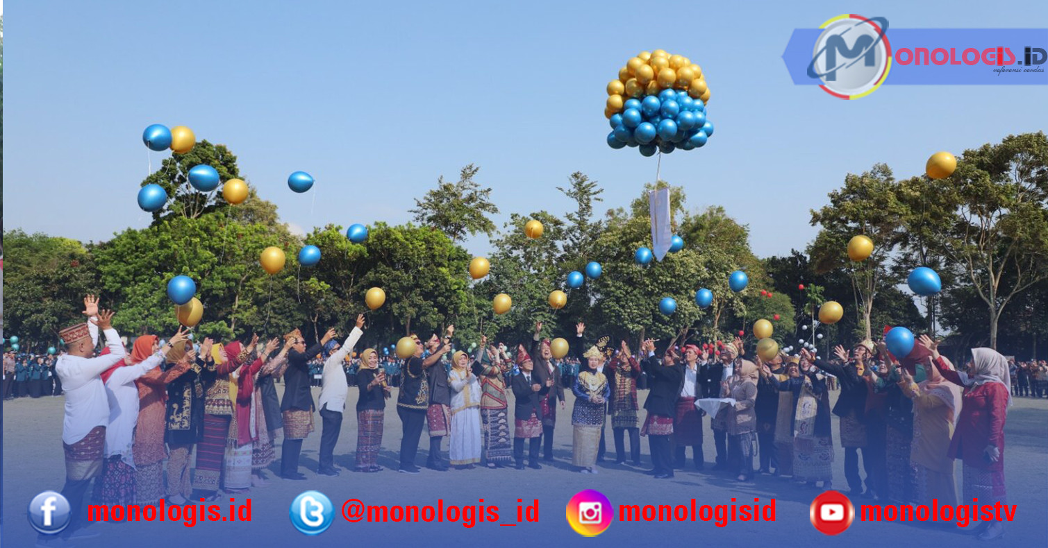 Pelepasan Balon Tandai Grand Launching Dies Natalis ke-58 Unila
