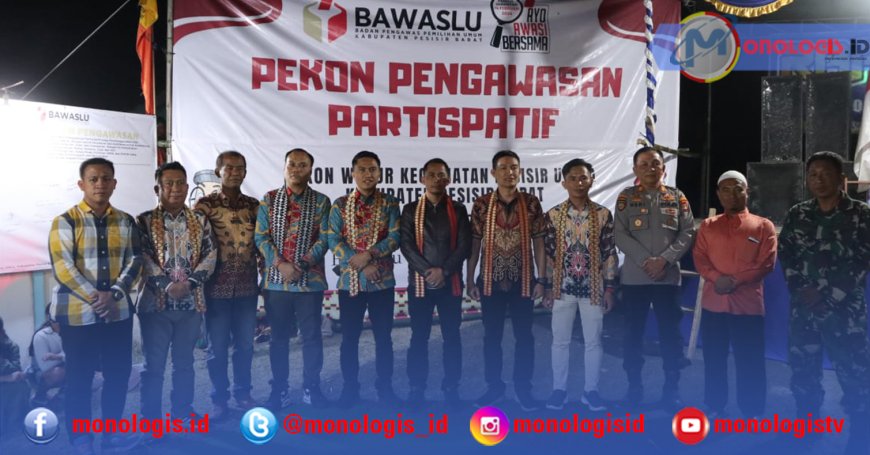 Bawaslu Pesisir Barat Luncurkan Pekon Pengawasan Partispatif Pemilu