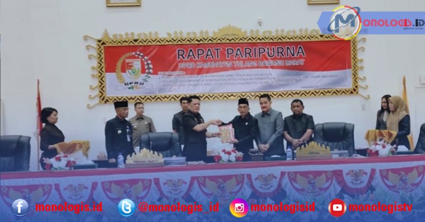 DPRD Tulangbawang Barat Gelar Paripurna Penyampaian Raperda APBD 2024