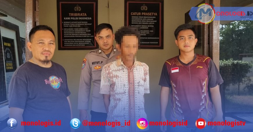 Pria Tulangbawang Curi Motor di Kampung Sendiri