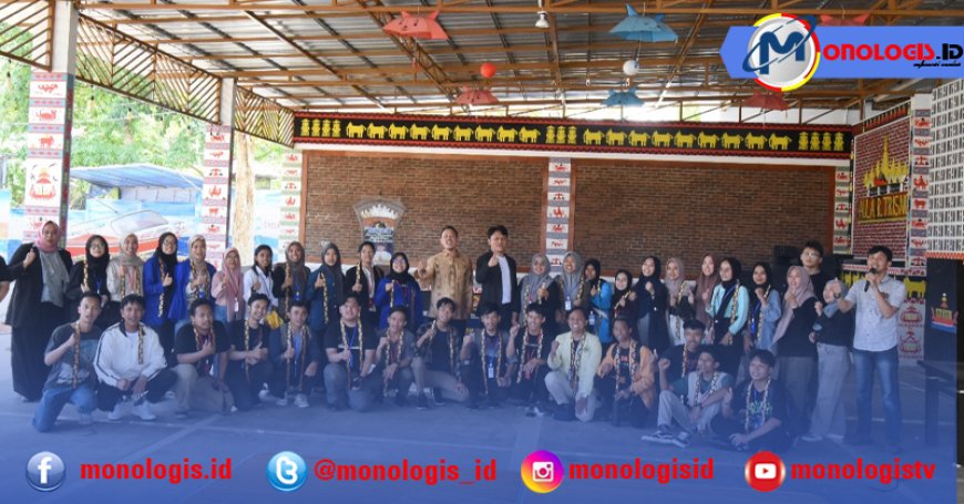 Bikin Heboh, Puluhan Peserta Pertukaran Mahasiswa Merdeka 3 IIB Darmajaya “Nyeruit” Bareng