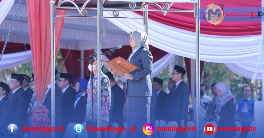Rektor Unila Pimpin Upacara Hari Kesaktian Pancasila