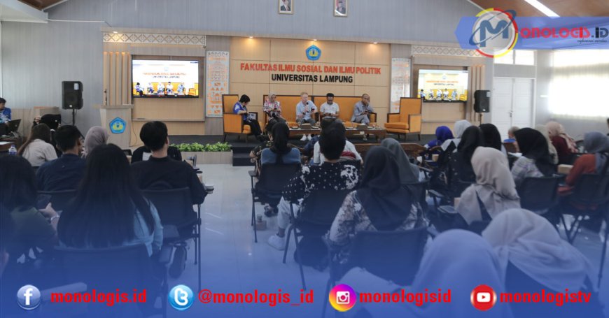 Semnas Pengabdian FISIP Unila Bahas Kolaborasi Heptahelix