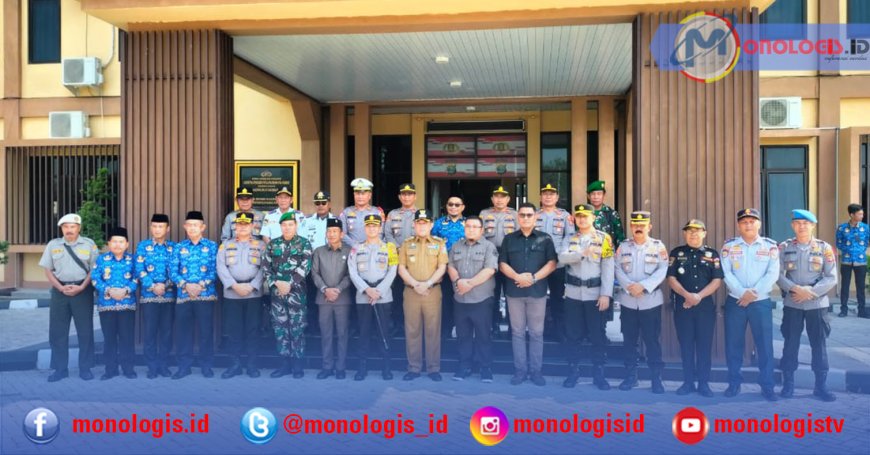 Polres Tulangbawang Barat Gelar Apel Pasukan Ops Mantap Brata Krakatau 2023