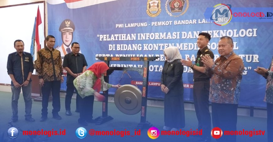 Tingkatkan Keahlian ASN, Pemkot Bandarlampung Gandeng PWI Adakan Pelatihan IT