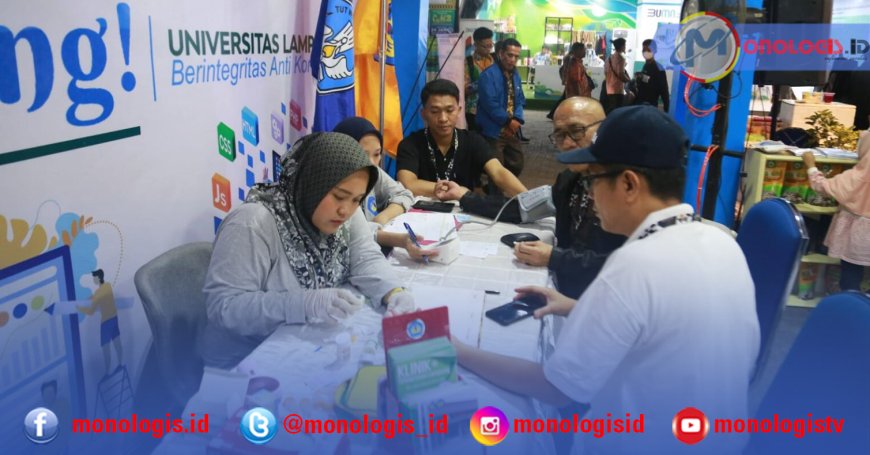 Unila Buka Pemeriksaan Kesehatan Gratis di PRL 2023