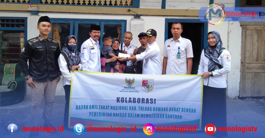 Baznas Tulangbawang Barat Salurkan Bantuan ke Balita Penderita Thalassemia