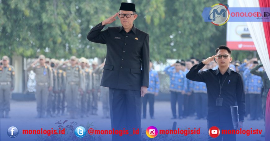 Sekdaprov Lampung Pimpin Upacara Hari Sumpah Pemuda ke-95