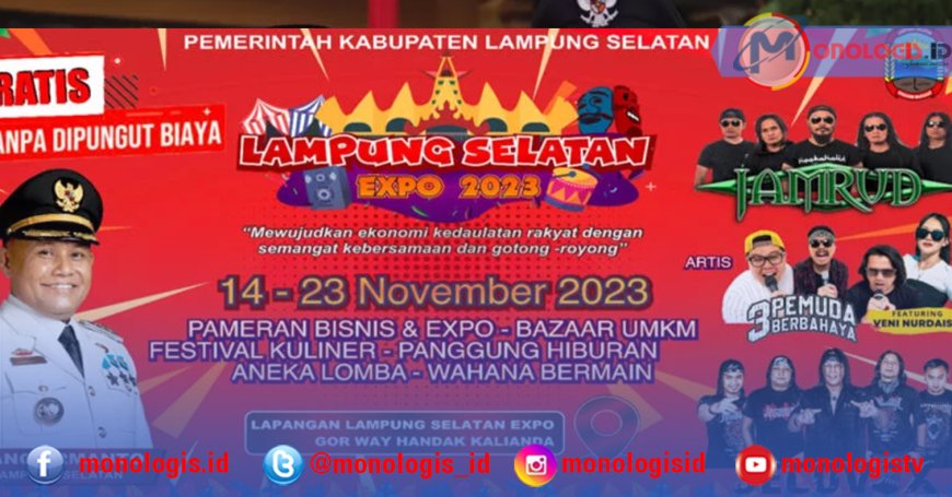 Jamrud Kembali Hadir di Lampung Selatan Expo 2023, Catat Jadwalnya