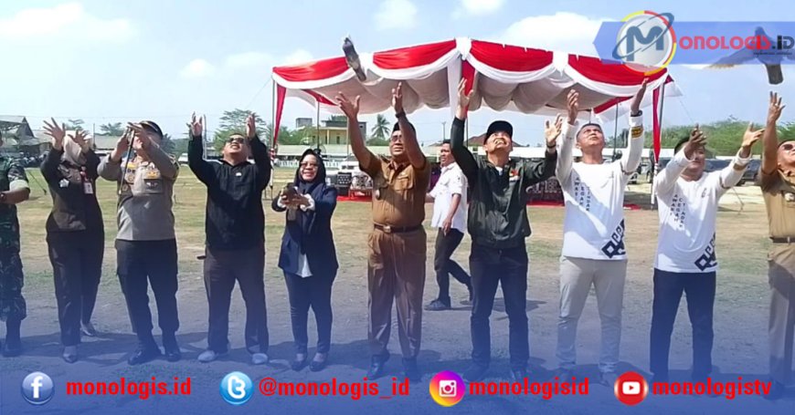 Pelepasan Merpati Tandai Kampanye Pemilu Damai di Mesuji