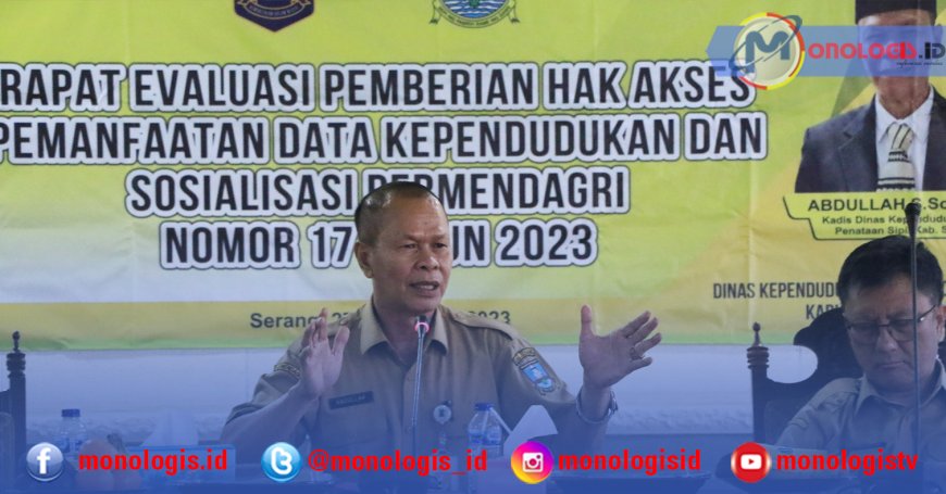 Samakan Persepsi, Pemkab Serang Evaluasi Akses Data Kependudukan