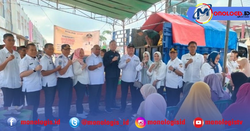 Pemkab Tubaba dan KCP Bulog Menggala Gelar Operasi Pasar Murah