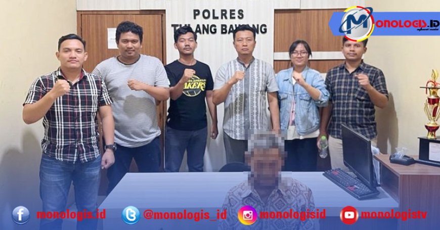 Kakek Cabuli Anak Usia 7 Tahun, Ditangkap Polres Tulangbawang