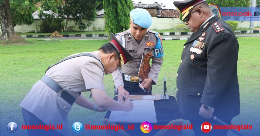Polres Tulangbawang Gelar Pelantikan dan Sertijab Lima Perwira