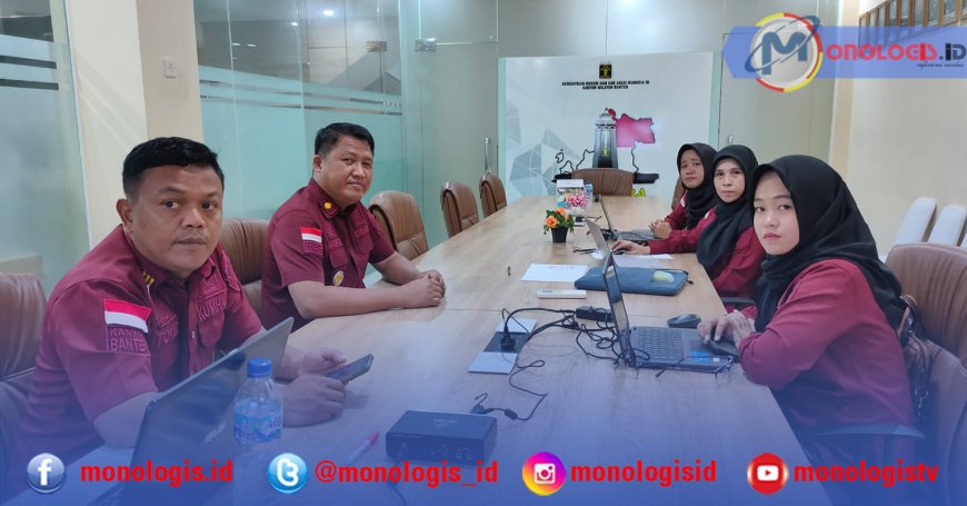 Permudah Layanan Persuratan, Kemenkumham Banten Ikuti Penguatan Aplikasi Srikandi