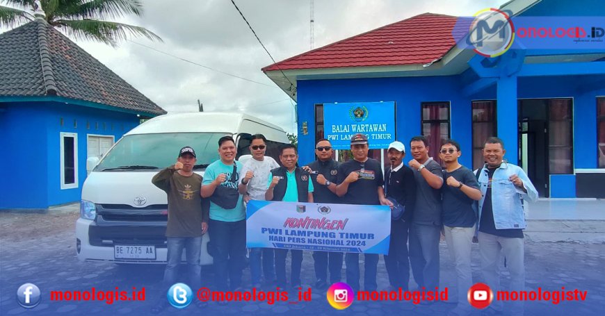 I0 Delegasi PWI Lampung Timur Ikuti HPN 2024