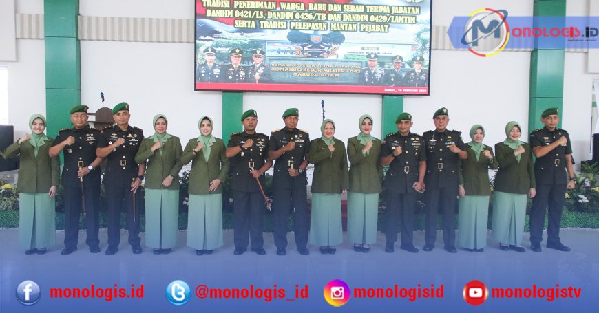 Letkol Arm Arief Budiman Jabat Dandim 0429 Lampung Timur