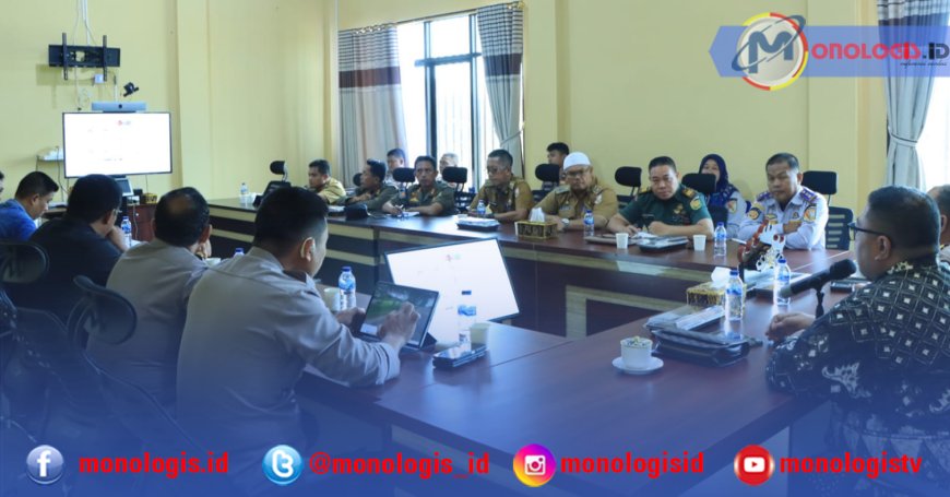 Kapolres Tulangbawang Barat Pimpin Rakor Persiapan Rekapitulasi Perhitungan Suara Kabupaten