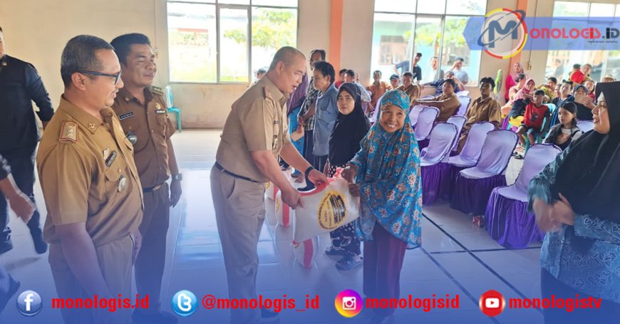 DKP Mesuji Salurkan Bantuan Cadangan Pangan di Tiga Desa