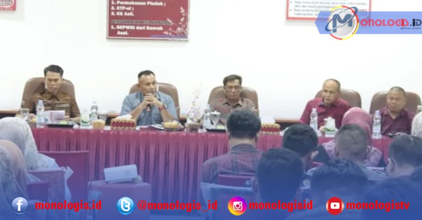 Disdukcapil Lampung Selatan Gelar Rapat Evaluasi Kinerja Tahunan