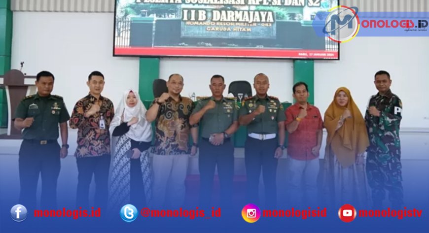 Antusiasme Peserta Sosialisasi RPL Program IIB Darmajaya di Makorem 043/Gatam