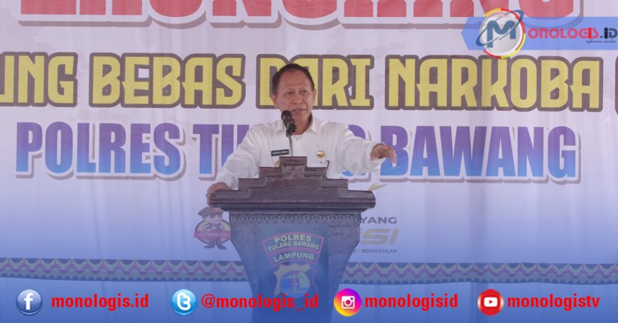 Pj Bupati Tulangbawang Hadiri Peluncuran Kampung Bebas dari Narkoba