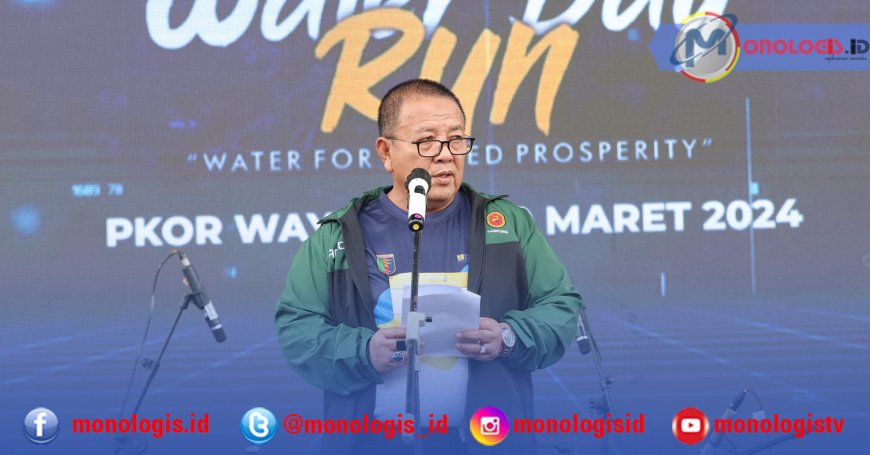 Arinal Lepas Peserta Water Day Run Lampung 2024