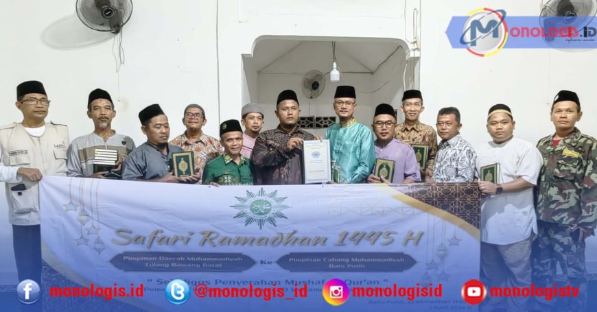 Safari Ramadan di Batuputih, Ini Pesan Ketua PDM Tulangbawang Barat