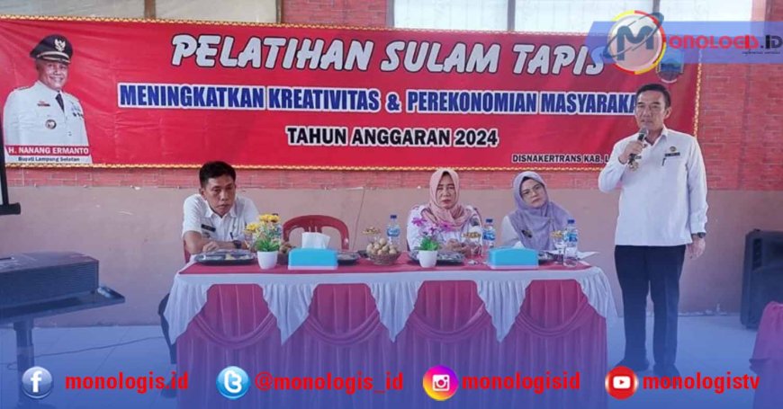 Pemkab Lampung Selatan Gelar Pelatihan Sulam Tapis