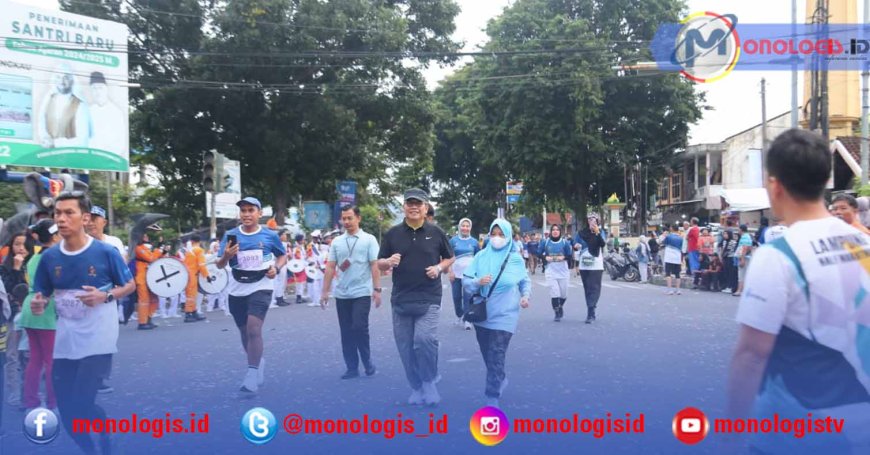 Warek Unila Hadiri Lampung Half Marathon