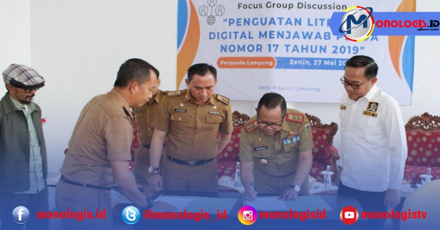 FGD AMSI, Guru Besar Unila Rekomendasi Literasi Digital di Sekolah