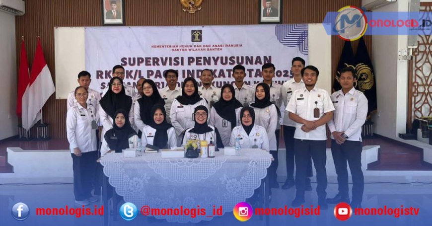 Kemenkumham Banten Supervisi Penyusunan Pagu Indikatif