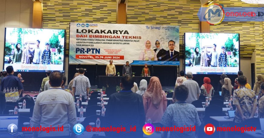 Unila Adakan Lokakarya dan Bimtek Penyusunan POS AP Laboratorium Pembelajaran