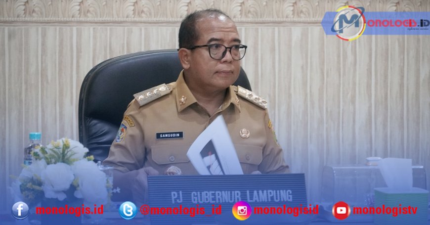 Pj Gubernur Lampung Ikuti Rakor Pengendalian Inflasi Daerah Bersama Mendagri