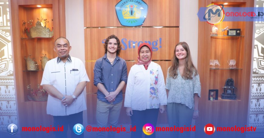 Dua Mahasiswa Perancis Magang di Unila
