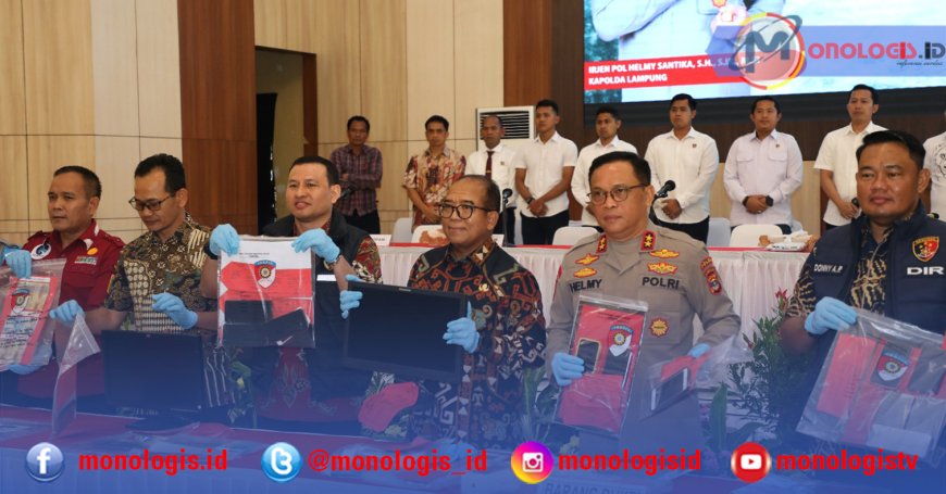 Pj Gubernur Lampung Apresiasi Polda Ungkap Judi Online