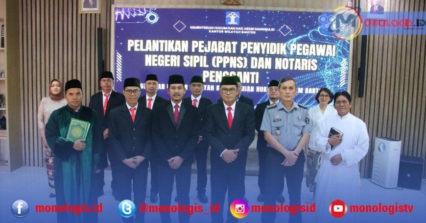 5 PPNS dan Notaris Pengganti Dilantik