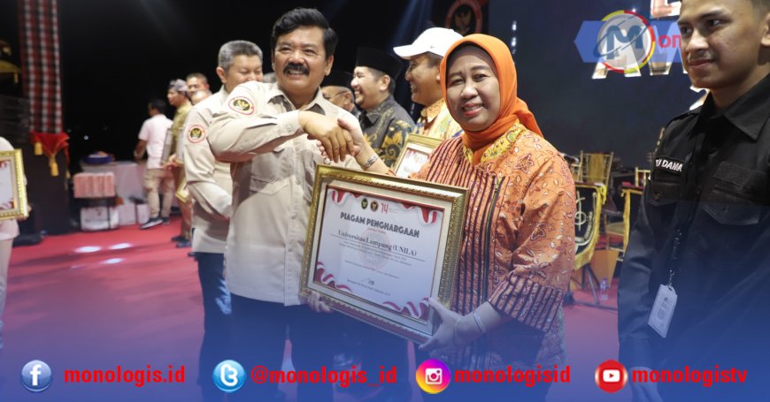 Unila Raih Anugerah Kampus Kebangsaan dari BNPT RI