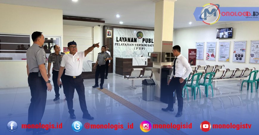 Kakanwil Kemenkumham Banten Bintorwasdal Lapas Kelas IIA Cilegon