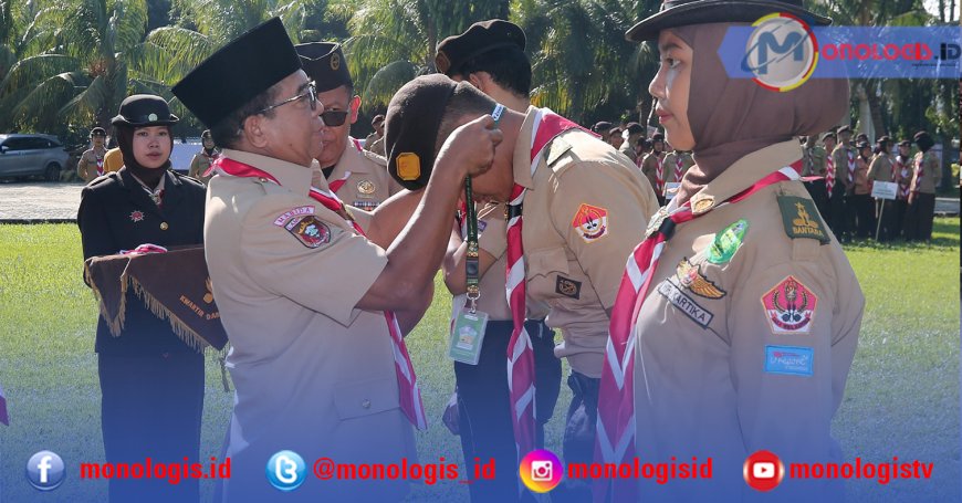 Samsudin Buka Perkemahan Peran Saka Daerah Lampung