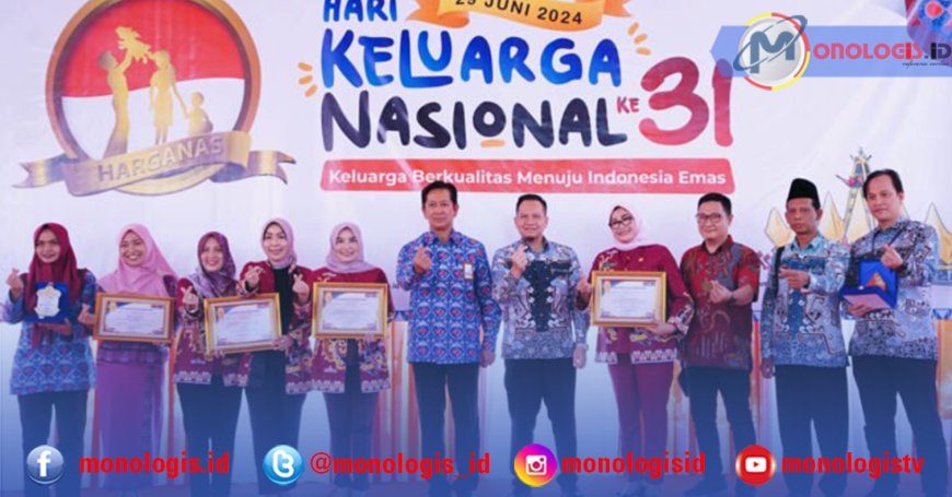 Bupati dan Ketua TP-PKK Lampung Selatan Terima Apresiasi BKKBN