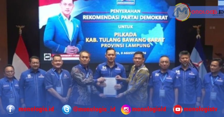 Demokrat Usung Novriwan Jaya-Nadirsyah di Pilkada Tulangbawang Barat