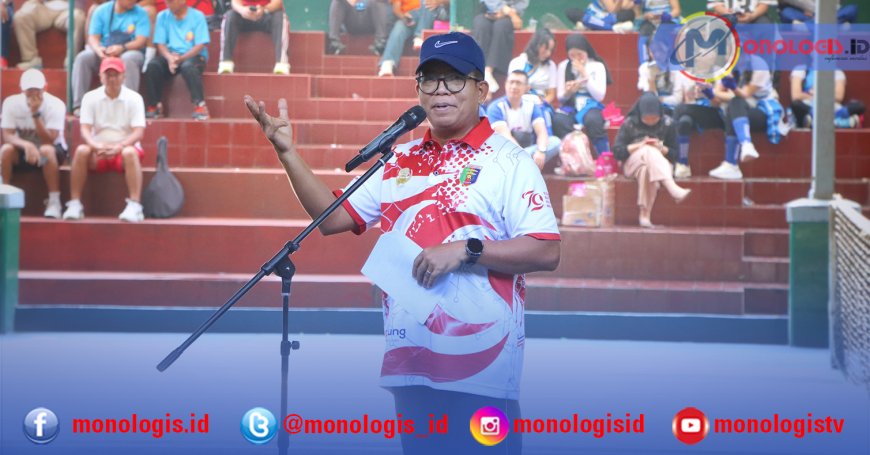 Turnamen Tenis Pj. Gubernur Lampung Cup 2024 Meriahkan HUT ke-79 Kemerdekaan RI
