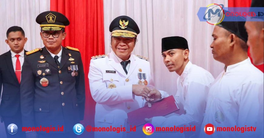 Pj Gubernur Banten Serahkan Remisi Umum Bagi Napi dan Anak Binaan