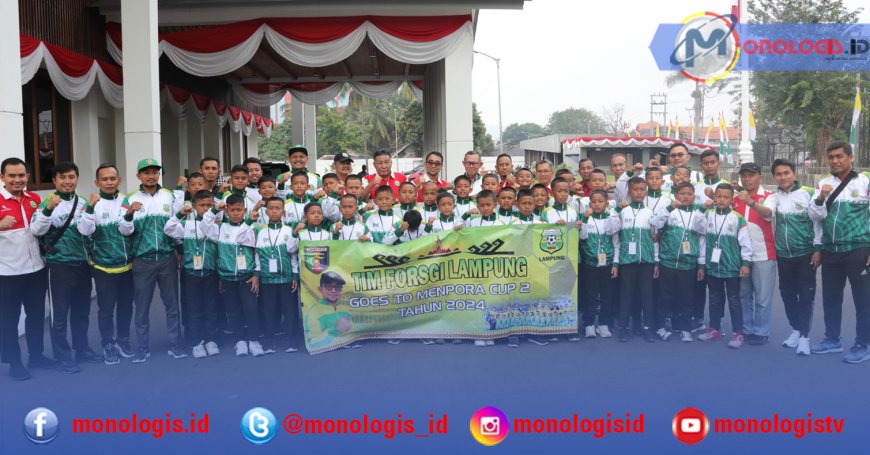 Dilepas Sekdaprov, Forsgi Lampung Siap Berkompetisi di Piala Menpora